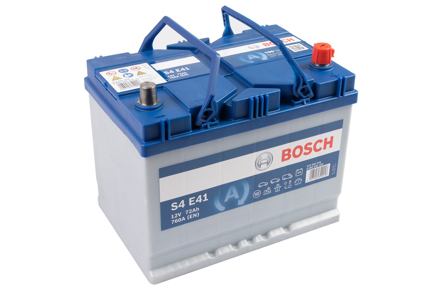 АКУМУЛЯТОР BOSCH 12В/72АГ/760А/19,55КГ